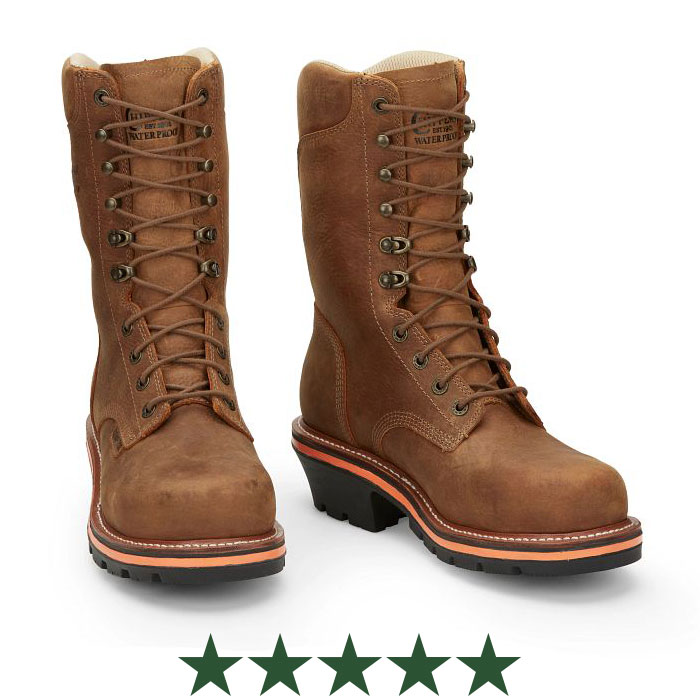 Thunderstruck 10" Waterproof Nano Comp Toe in Blonde (tan). Five Stars.